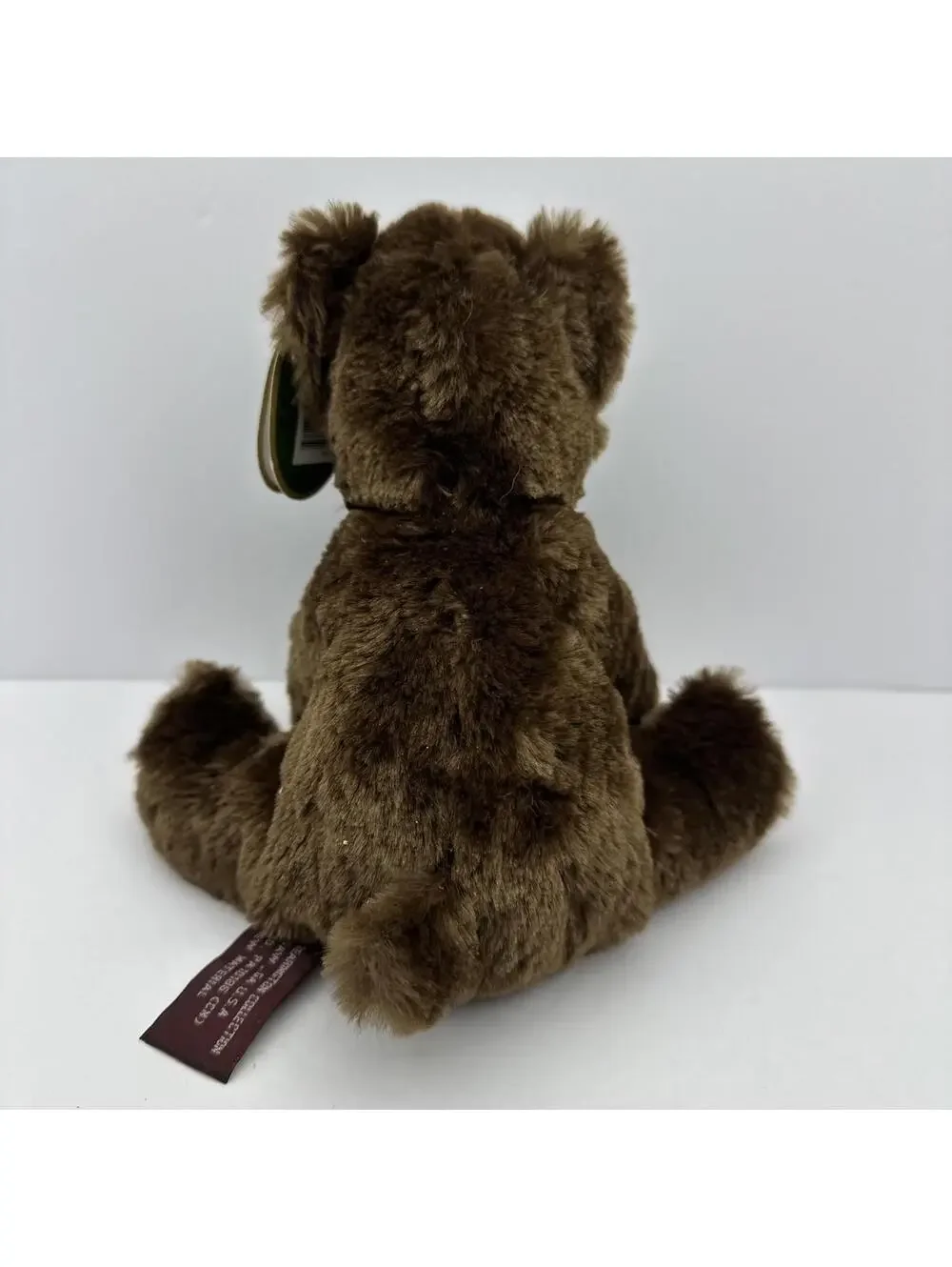Bearington Collection Lil' Grizby Plush Brown Grizzly Bear Stuffed Animal, 7 In